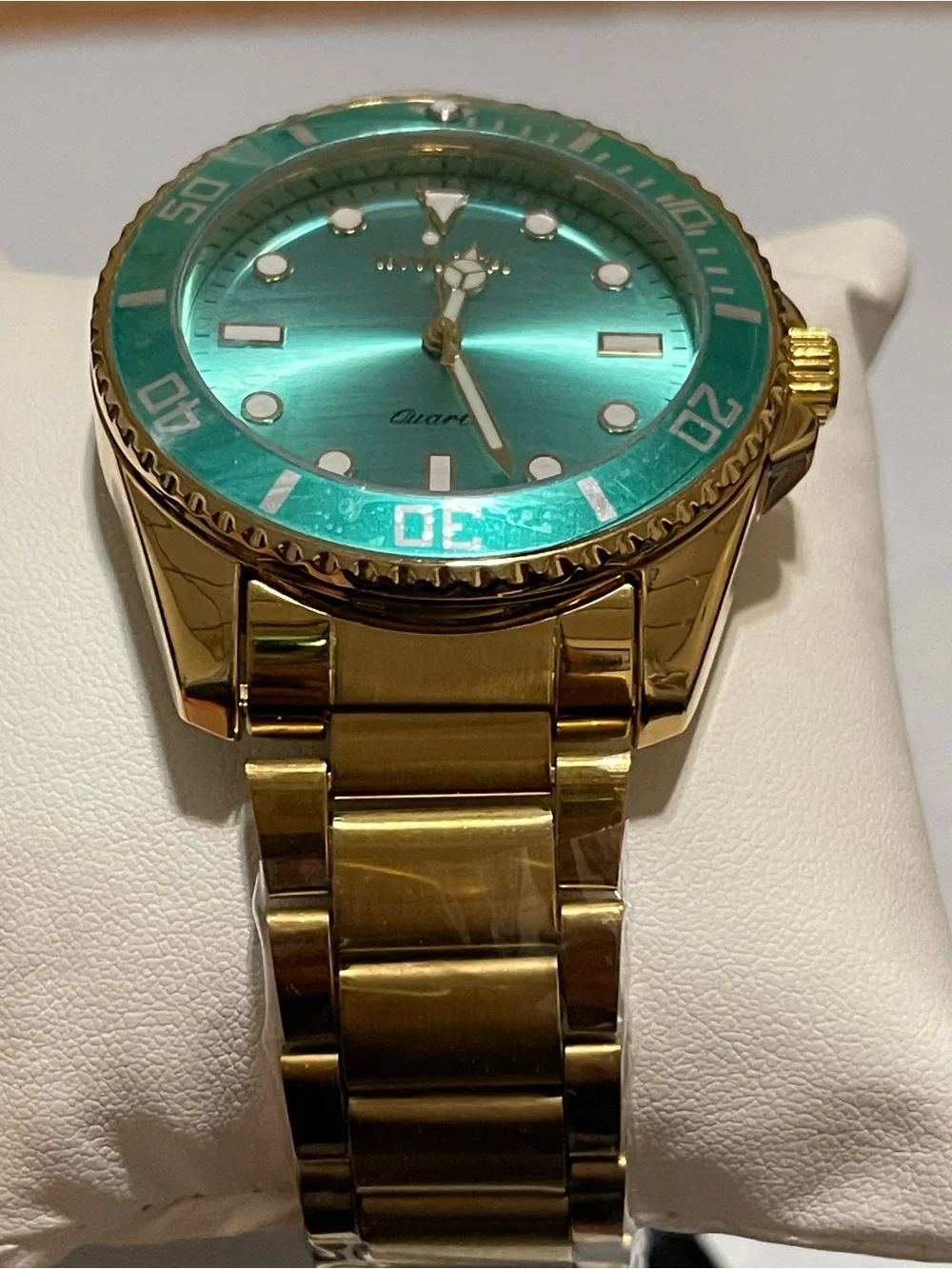 Invicta Diver Meridian Men's Watch - 42mm, Gold & Black Dial